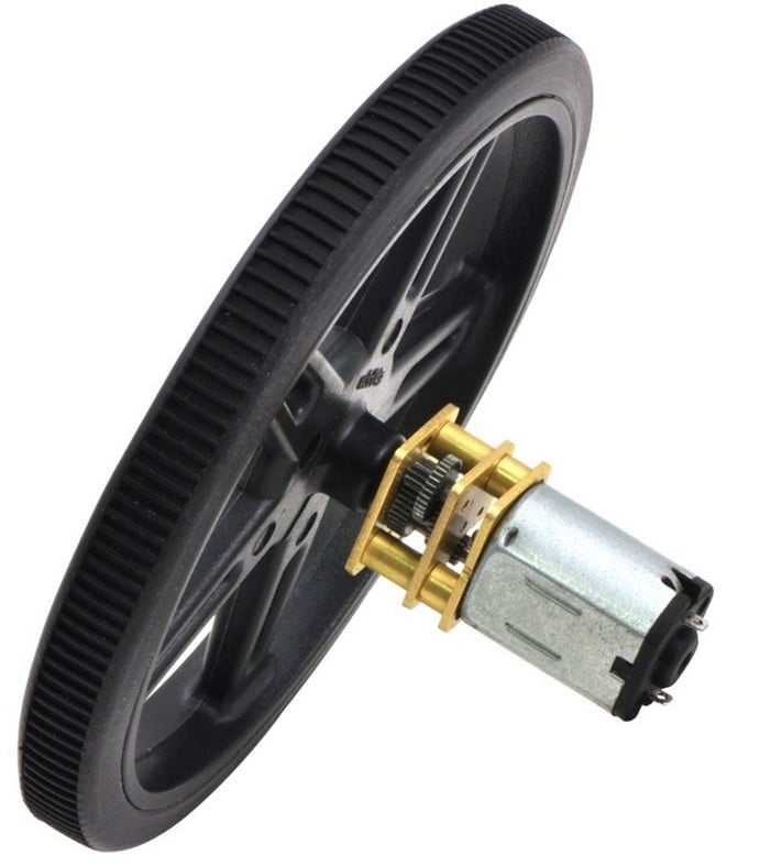 robot wheel arduino pololu